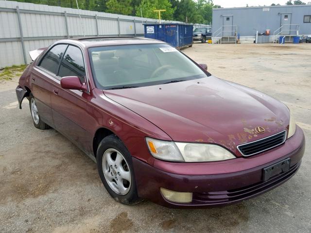 JT8BF28G1W5038464 - 1998 LEXUS ES 300 BURGUNDY photo 1