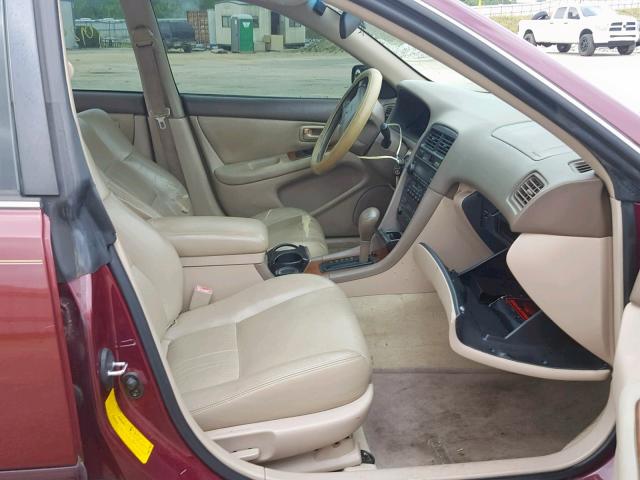 JT8BF28G1W5038464 - 1998 LEXUS ES 300 BURGUNDY photo 5