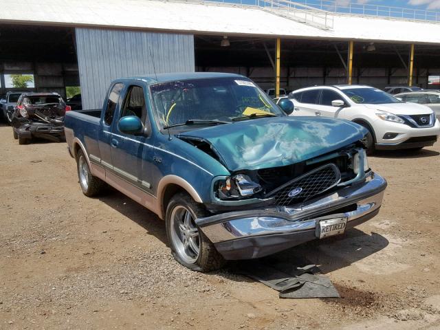 1FTDX176XVKA77175 - 1997 FORD F150 GREEN photo 1