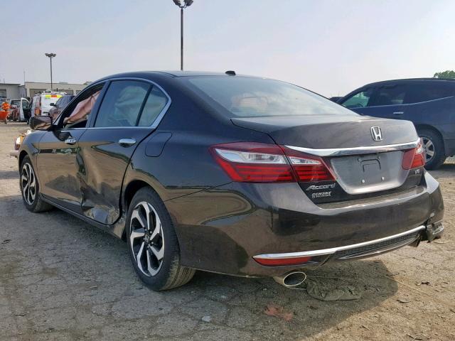 1HGCR3F84GA020680 - 2016 HONDA ACCORD EXL BROWN photo 3