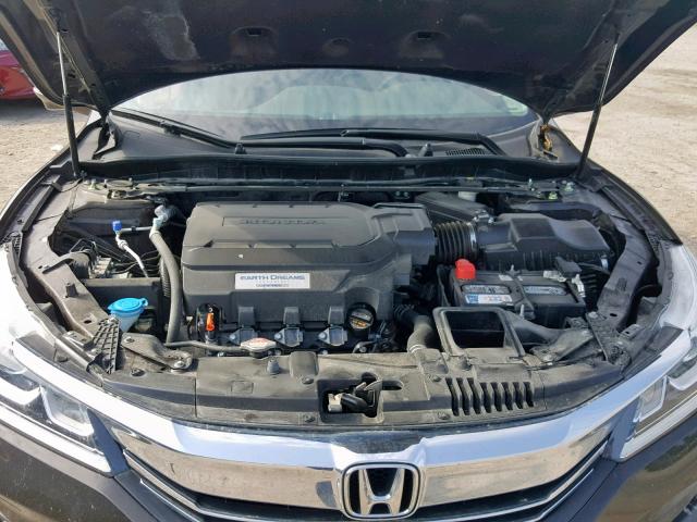 1HGCR3F84GA020680 - 2016 HONDA ACCORD EXL BROWN photo 7