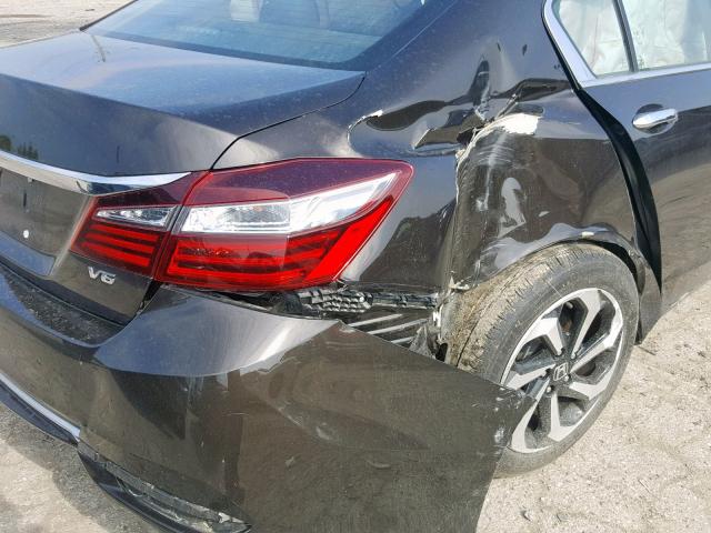 1HGCR3F84GA020680 - 2016 HONDA ACCORD EXL BROWN photo 9