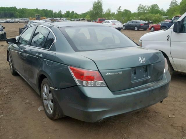 1HGCP26788A105000 - 2008 HONDA ACCORD EX GREEN photo 3