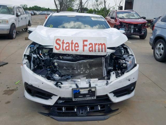 2HGFC3B7XJH355429 - 2018 HONDA CIVIC EXL 白色 照片 9