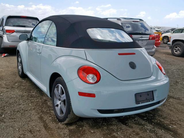 3VWRF31Y66M310104 - 2006 VOLKSWAGEN NEW BEETLE Mavi foto 3