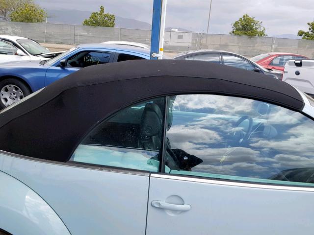 3VWRF31Y66M310104 - 2006 VOLKSWAGEN NEW BEETLE Mavi foto 9