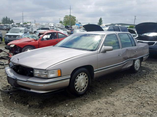 1G6KD52Y3TU235666 - 1996 CADILLAC DEVILLE TAN photo 2