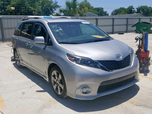 5TDXK3DC8FS571885 - 2015 TOYOTA SIENNA SPO SILVER photo 1