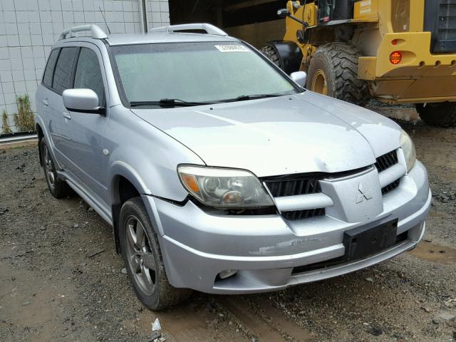 JA4LX41F06U024880 - 2006 MITSUBISHI OUTLANDER SILVER photo 1