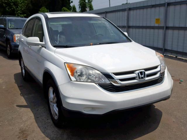 JHLRE3H77BC012582 - 2011 HONDA CR-V EXL WHITE photo 1