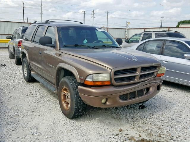 1B4HS28N1YF265878 - 2000 DODGE DURANGO BROWN photo 1