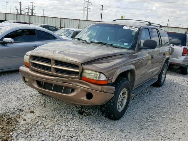 1B4HS28N1YF265878 - 2000 DODGE DURANGO BROWN photo 2