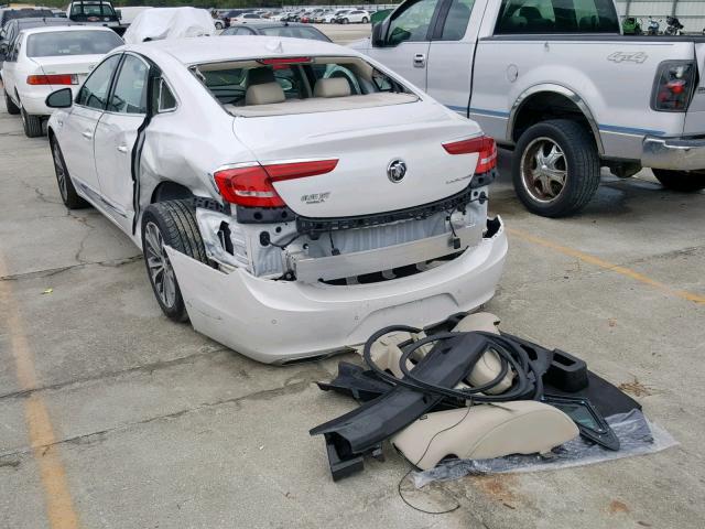 1G4ZP5SSXKU102041 - 2019 BUICK LACROSSE E WHITE photo 3