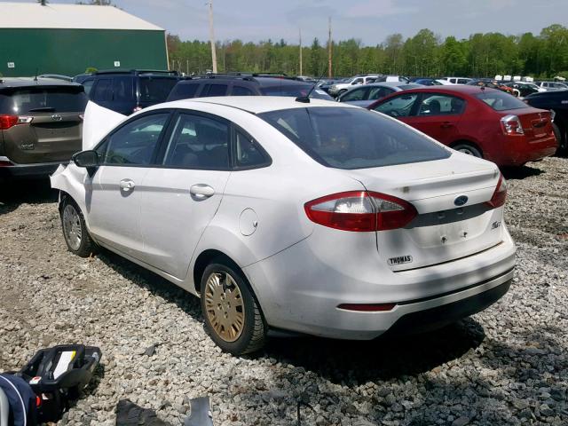 3FADP4AJ3EM159178 - 2014 FORD FIESTA S WHITE photo 3