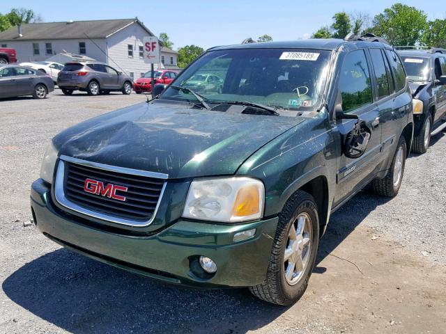 1GKDT13S232178999 - 2003 GMC ENVOY GREEN photo 2