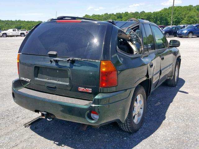 1GKDT13S232178999 - 2003 GMC ENVOY GREEN photo 4