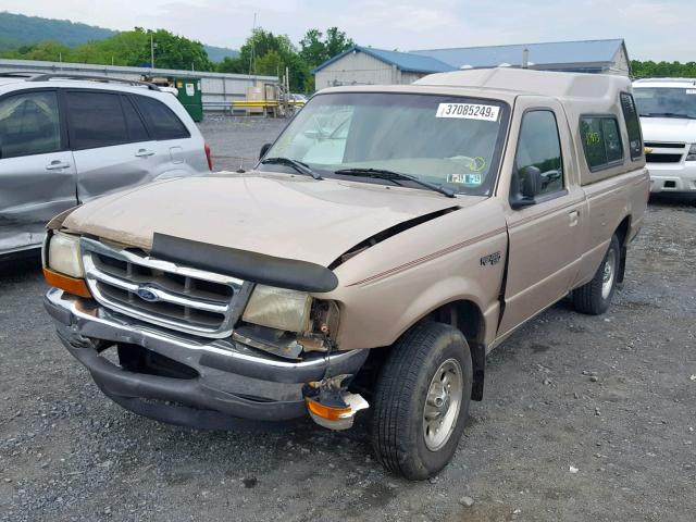 1FTYR10C3WTA75517 - 1998 FORD RANGER TAN photo 2