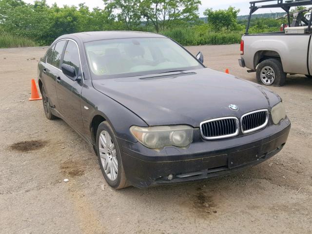 WBAGL63462DP53614 - 2002 BMW 745 I BLACK photo 1