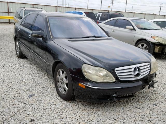 WDBNG75J12A230105 - 2002 MERCEDES-BENZ S 500 BLACK photo 1