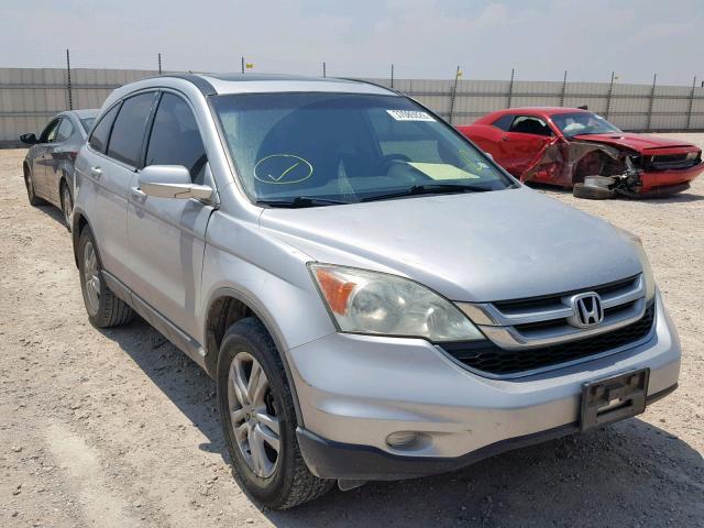 5J6RE3H76AL005886 - 2010 HONDA CR-V EXL SILVER photo 1