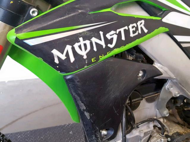 JKAKXMZC8EA017620 - 2014 KAWASAKI KX250 Z GREEN photo 10