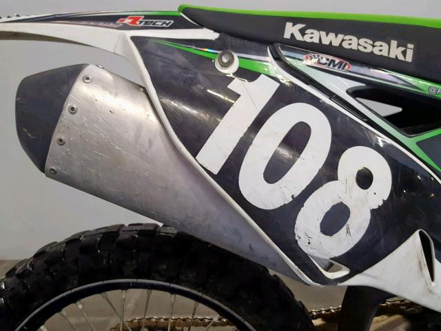 JKAKXMZC8EA017620 - 2014 KAWASAKI KX250 Z GREEN photo 14