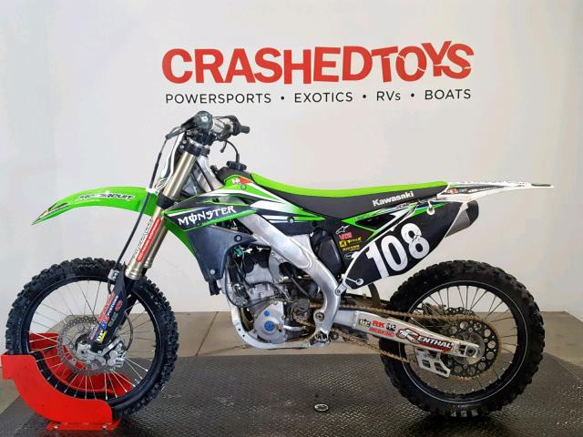 JKAKXMZC8EA017620 - 2014 KAWASAKI KX250 Z GREEN photo 3