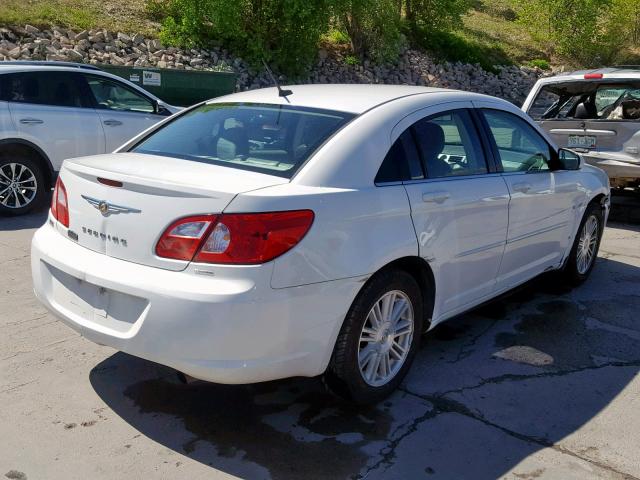 1C3LC56R48N196034 - 2008 CHRYSLER SEBRING TO WHITE photo 4