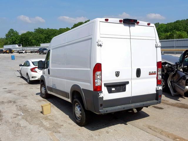3C6TRVCG1JE124948 - 2018 RAM PROMASTER 白色 照片 3