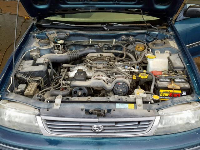 4S3BJ6339R7949808 - 1994 SUBARU LEGACY L GREEN photo 7