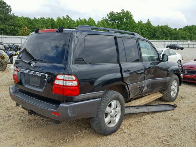 JTEHT05J442057156 - 2004 TOYOTA LAND CRUIS BLACK photo 4