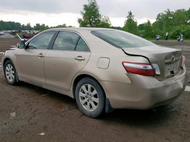 JTNBB46K473002938 - 2007 TOYOTA CAMRY NEW GOLD photo 3