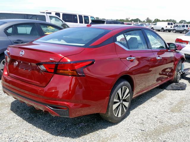 1N4BL4EVXKC102506 - 2019 NISSAN ALTIMA SL RED photo 4