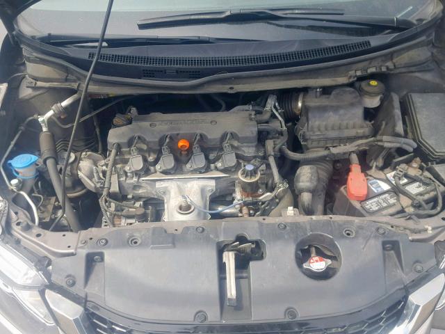 2HGFB2F94EH500768 - 2014 HONDA CIVIC EXL GRAY photo 7