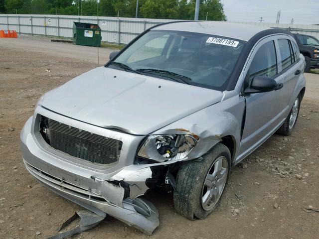 1B3HB28B98D728551 - 2008 DODGE CALIBER SILVER photo 2