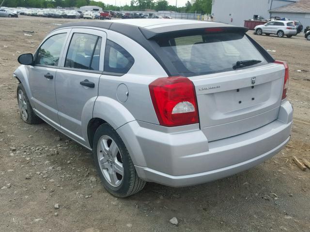 1B3HB28B98D728551 - 2008 DODGE CALIBER SILVER photo 3