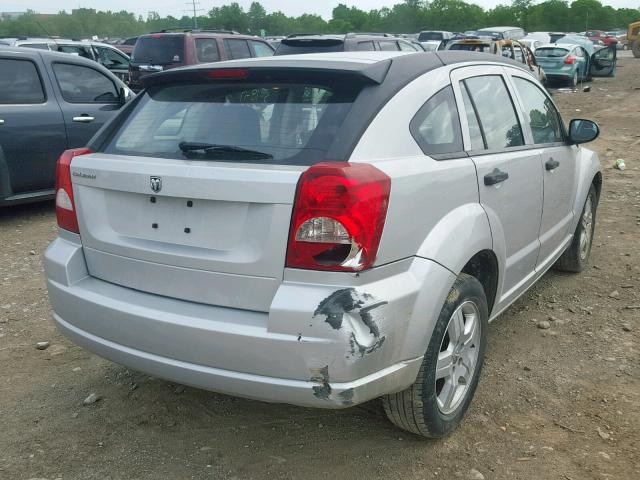 1B3HB28B98D728551 - 2008 DODGE CALIBER SILVER photo 4