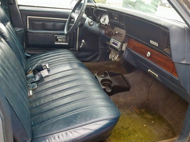 1G1BL81Y6HX224694 - 1987 CHEVROLET CAPRICE BLUE photo 5