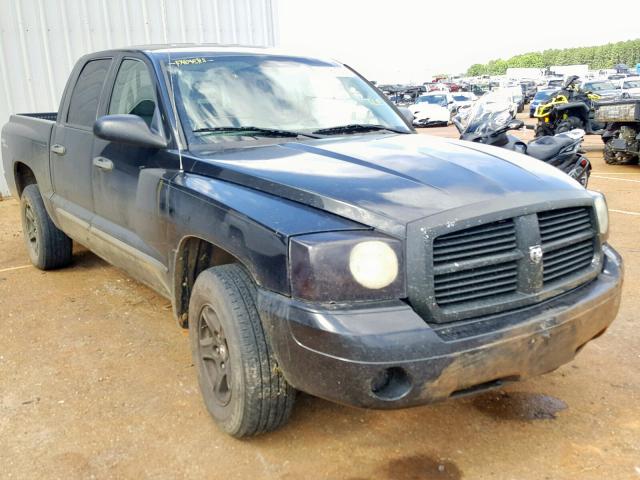 1D7HE48P57S207324 - 2007 DODGE DAKOTA QUA BLACK photo 1