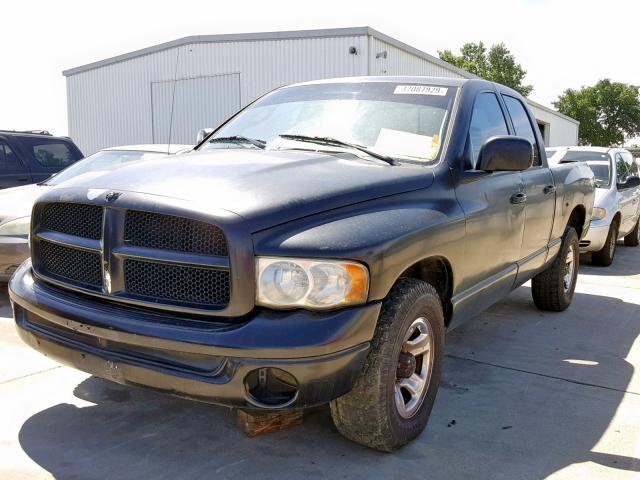 3D7HA18N92G164356 - 2002 DODGE RAM 1500 BLACK photo 2