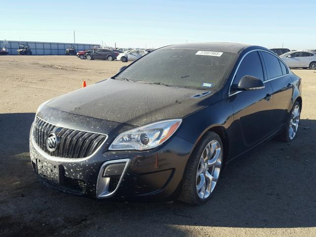 2G4GT5GX4F9263981 - 2015 BUICK REGAL GS BLACK photo 2