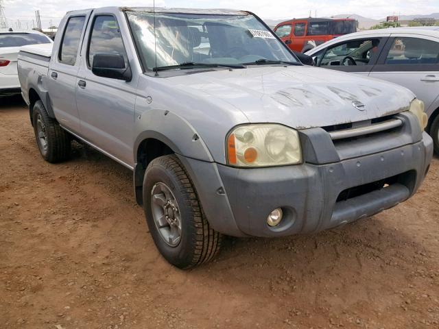 1N6ED27T83C458066 - 2003 NISSAN FRONTIER C SILVER photo 1