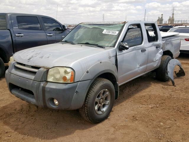 1N6ED27T83C458066 - 2003 NISSAN FRONTIER C SILVER photo 2