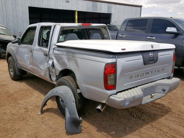 1N6ED27T83C458066 - 2003 NISSAN FRONTIER C SILVER photo 3