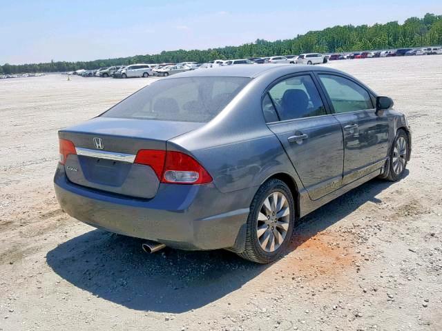 19XFA1F97BE008920 - 2011 HONDA CIVIC EXL ნაცრისფერი ფოტო 4
