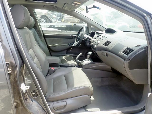 19XFA1F97BE008920 - 2011 HONDA CIVIC EXL ნაცრისფერი ფოტო 5