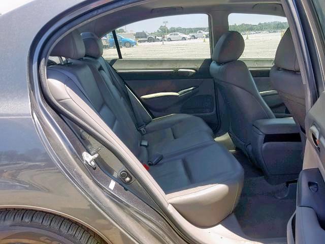 19XFA1F97BE008920 - 2011 HONDA CIVIC EXL ნაცრისფერი ფოტო 6