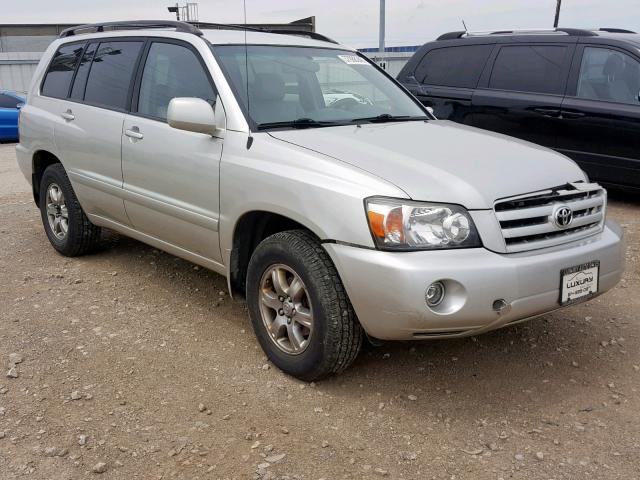 JTEEP21A860150804 - 2006 TOYOTA HIGHLANDER SILVER photo 1