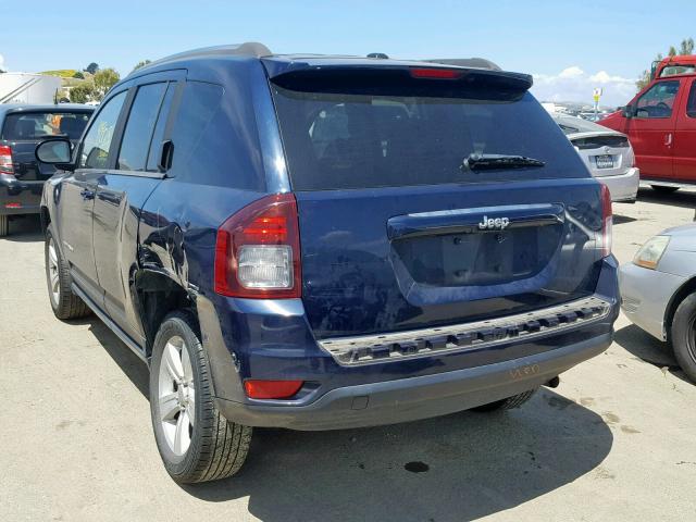 1C4NJCBBXED914145 - 2014 JEEP COMPASS SP Көк фото 3