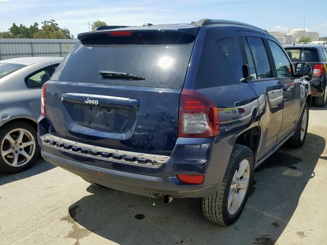 1C4NJCBBXED914145 - 2014 JEEP COMPASS SP Көк фото 4